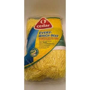 O-Cedar Every-Which-Way All Surface Floor Duster Refill Yellow Mop Head 2004